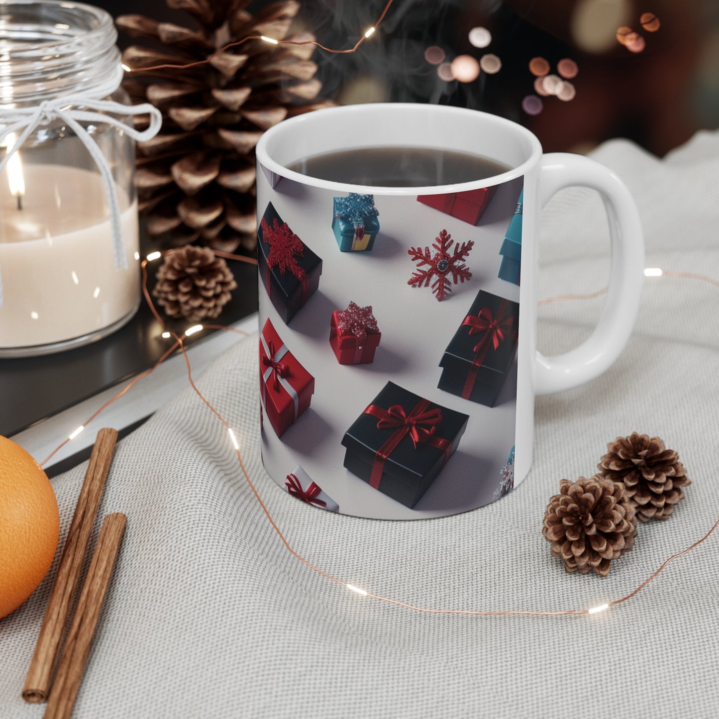 Christmas Gift Box 11oz Mug