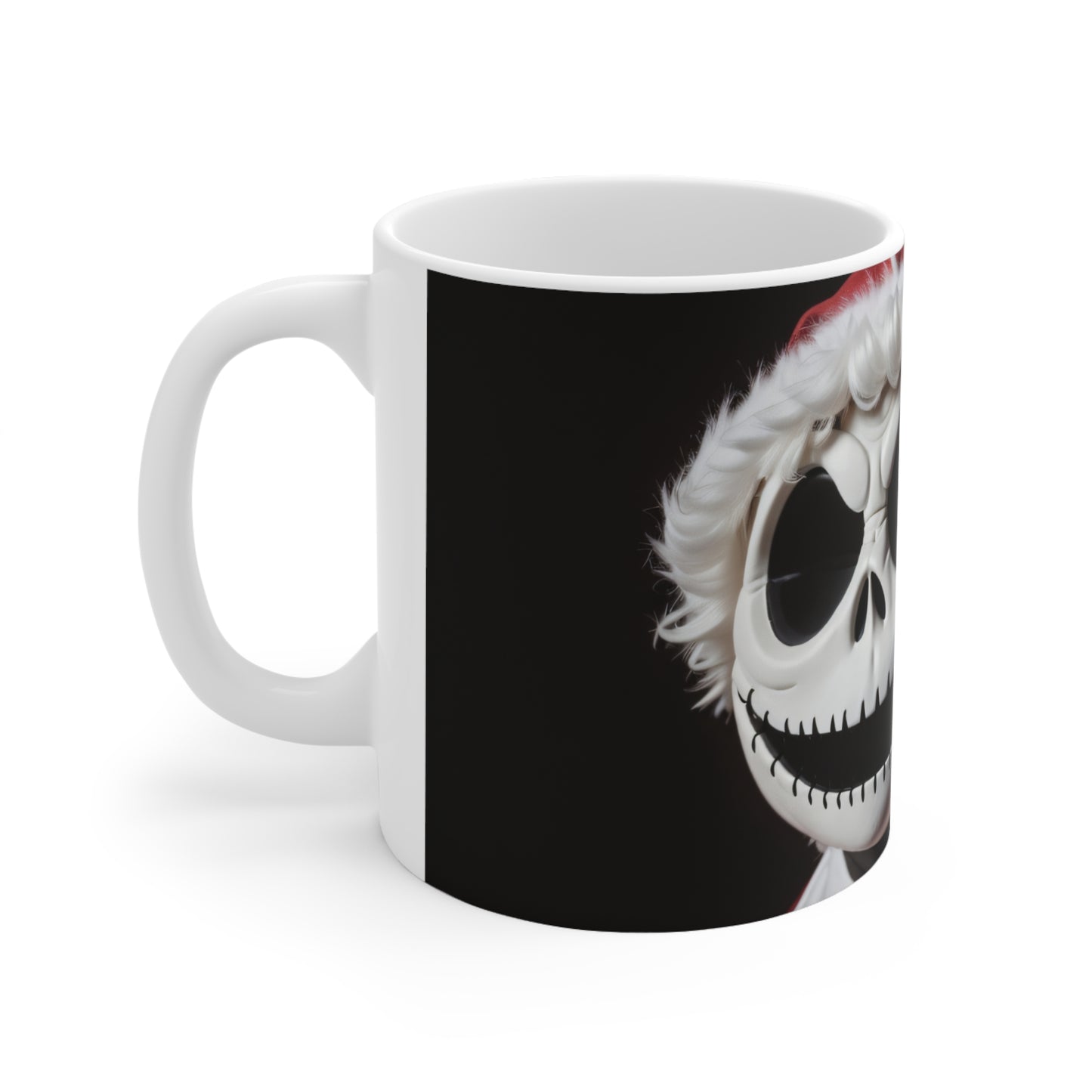 Nightmare Before Christmas Jack Skellington in Santa Hat 11oz Mug