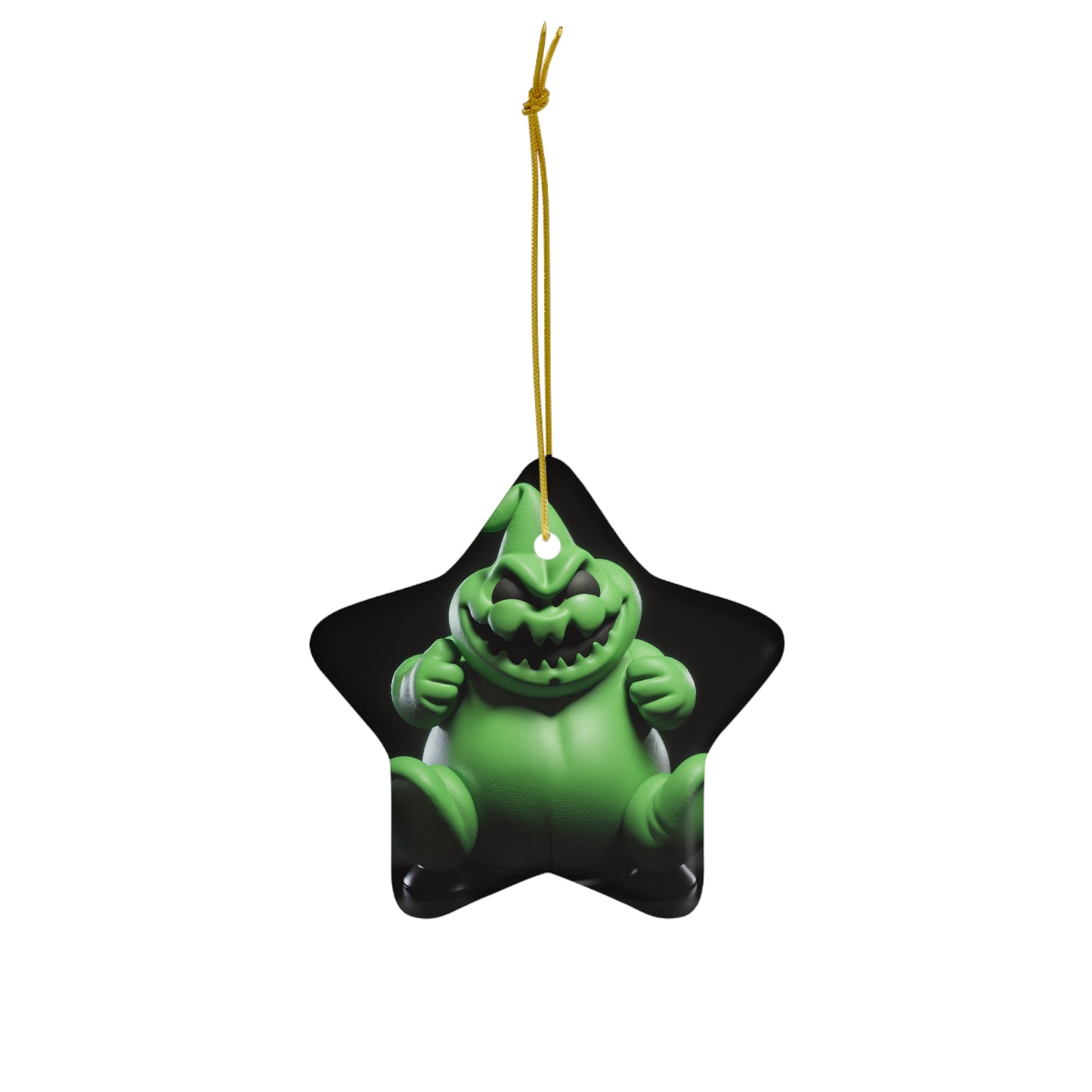 Nightmare Before Christmas Oogie Boogie Ceramic Christmas Ornament