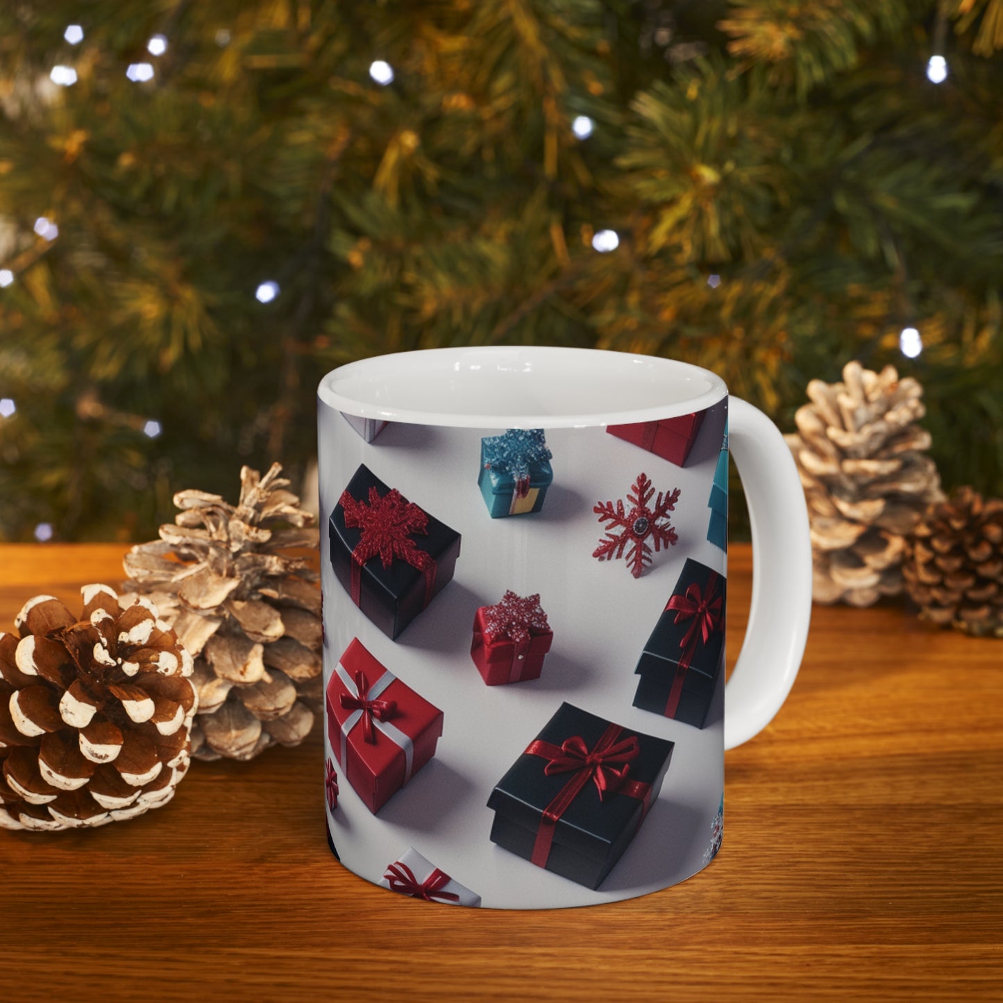 Christmas Gift Box 11oz Mug