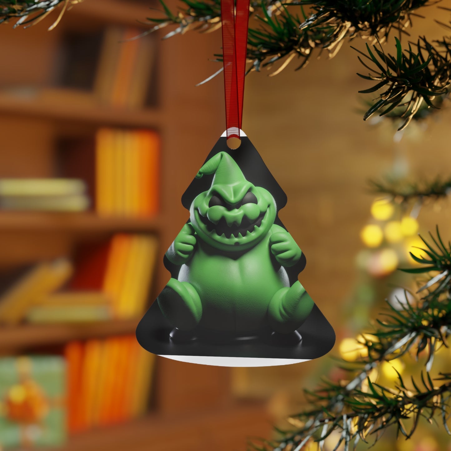 Nightmare Before Christmas Oogie Boogie Metal Christmas Ornament