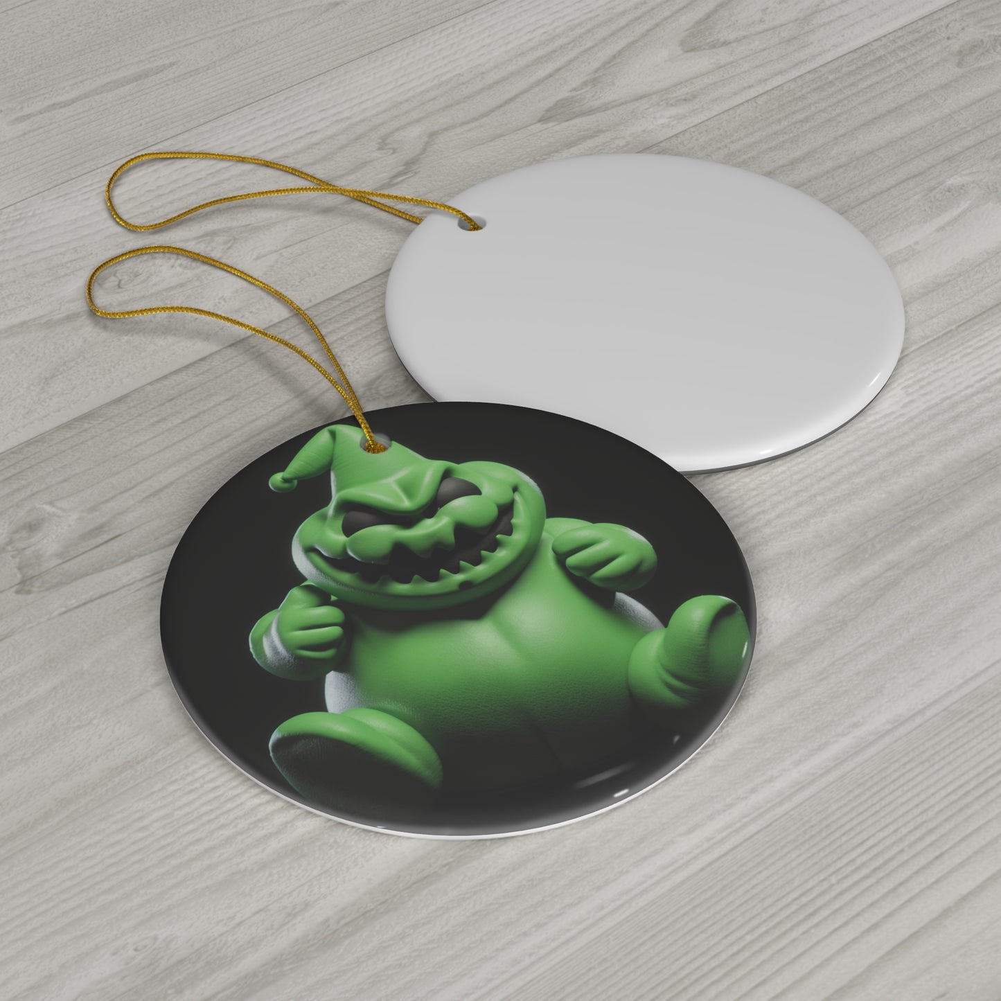 Nightmare Before Christmas Oogie Boogie Ceramic Christmas Ornament