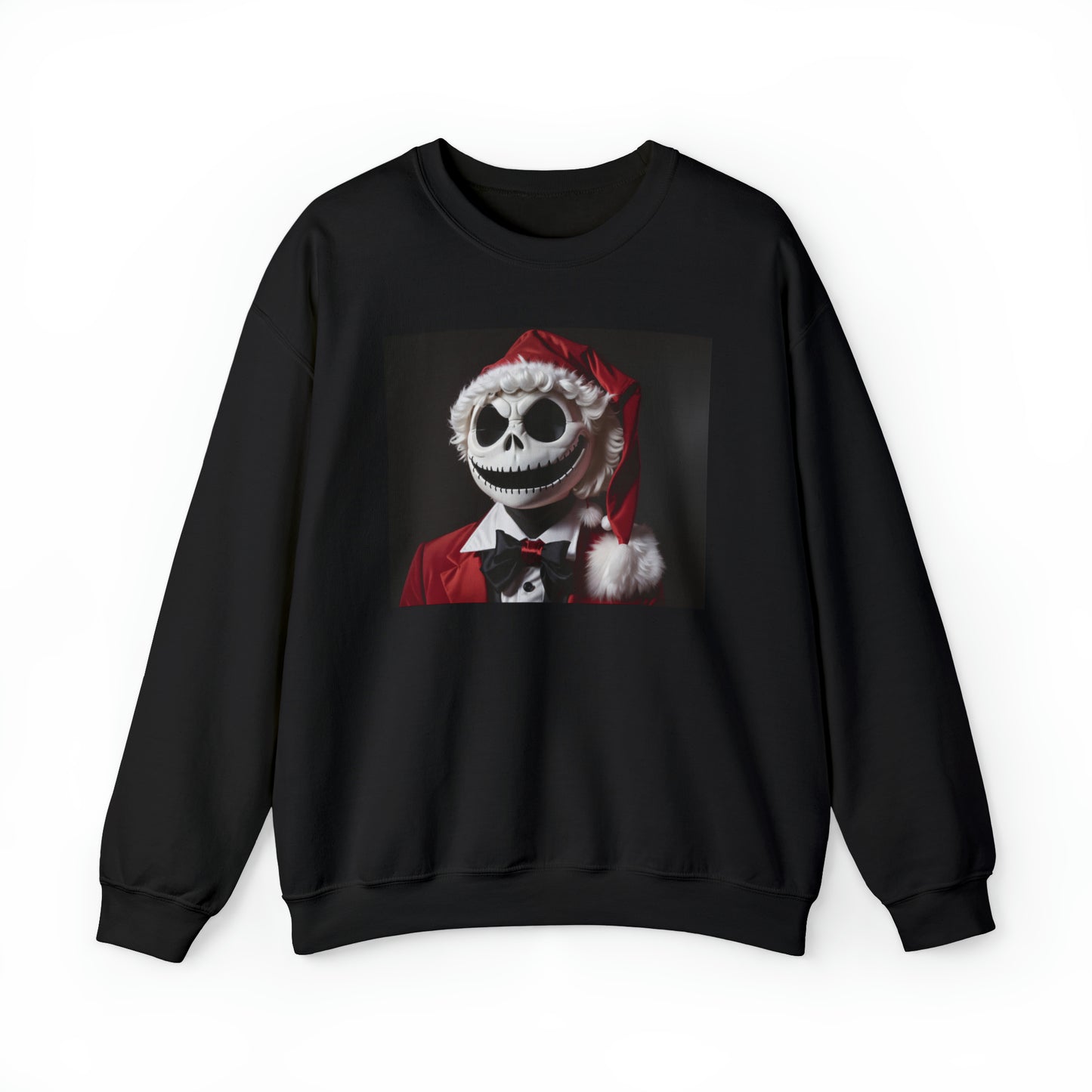 Nightmare Before Christmas Jack Skellington in Santa Hat Sweatshirt