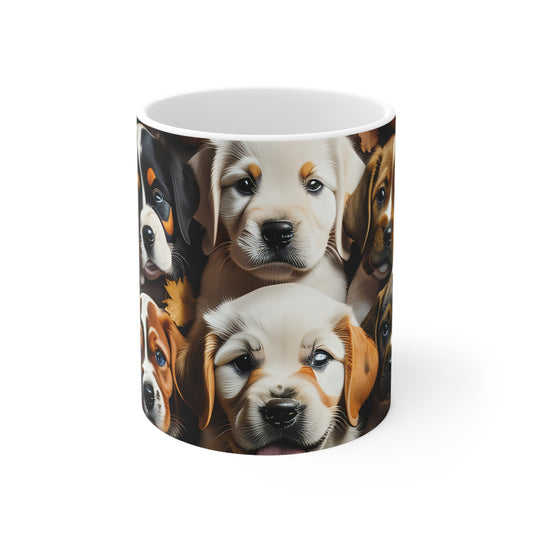 Puppies of Fall 11oz Mug