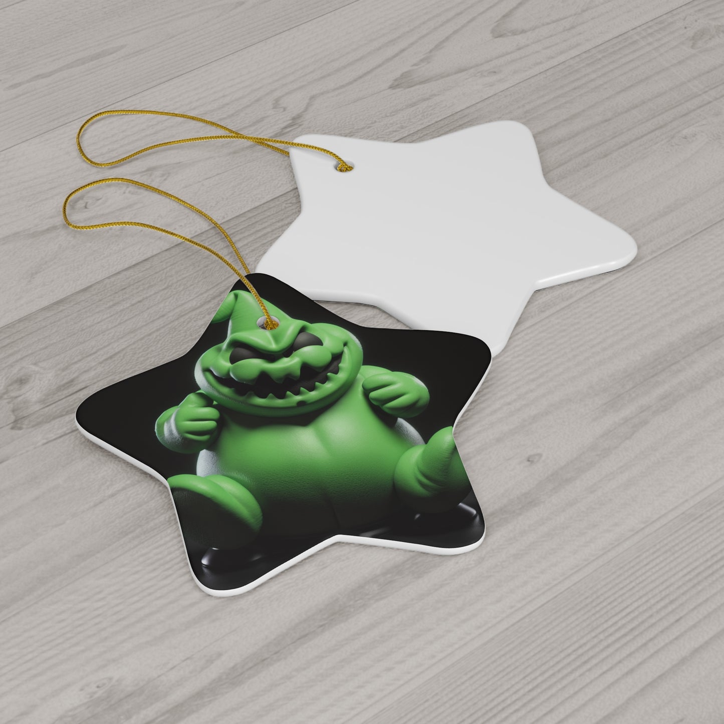 Nightmare Before Christmas Oogie Boogie Ceramic Christmas Ornament