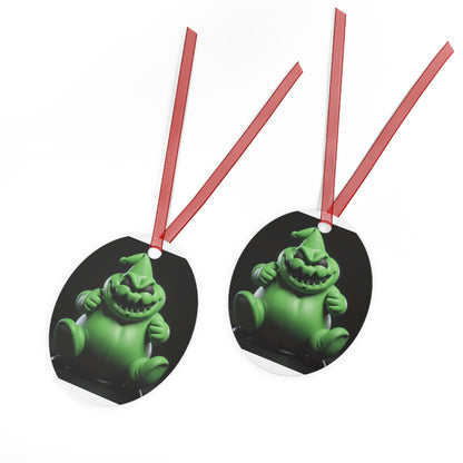 Nightmare Before Christmas Oogie Boogie Metal Christmas Ornament