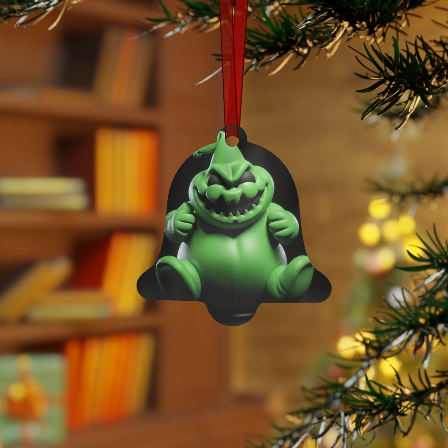 Nightmare Before Christmas Oogie Boogie Metal Christmas Ornament