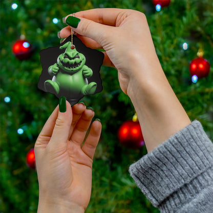 Nightmare Before Christmas Oogie Boogie Ceramic Christmas Ornament