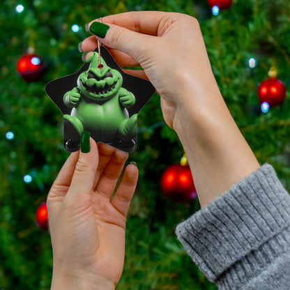 Nightmare Before Christmas Oogie Boogie Ceramic Christmas Ornament