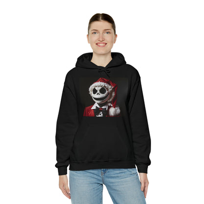 Nightmare Before Christmas Jack Skellington in Santa Hat Hoodie