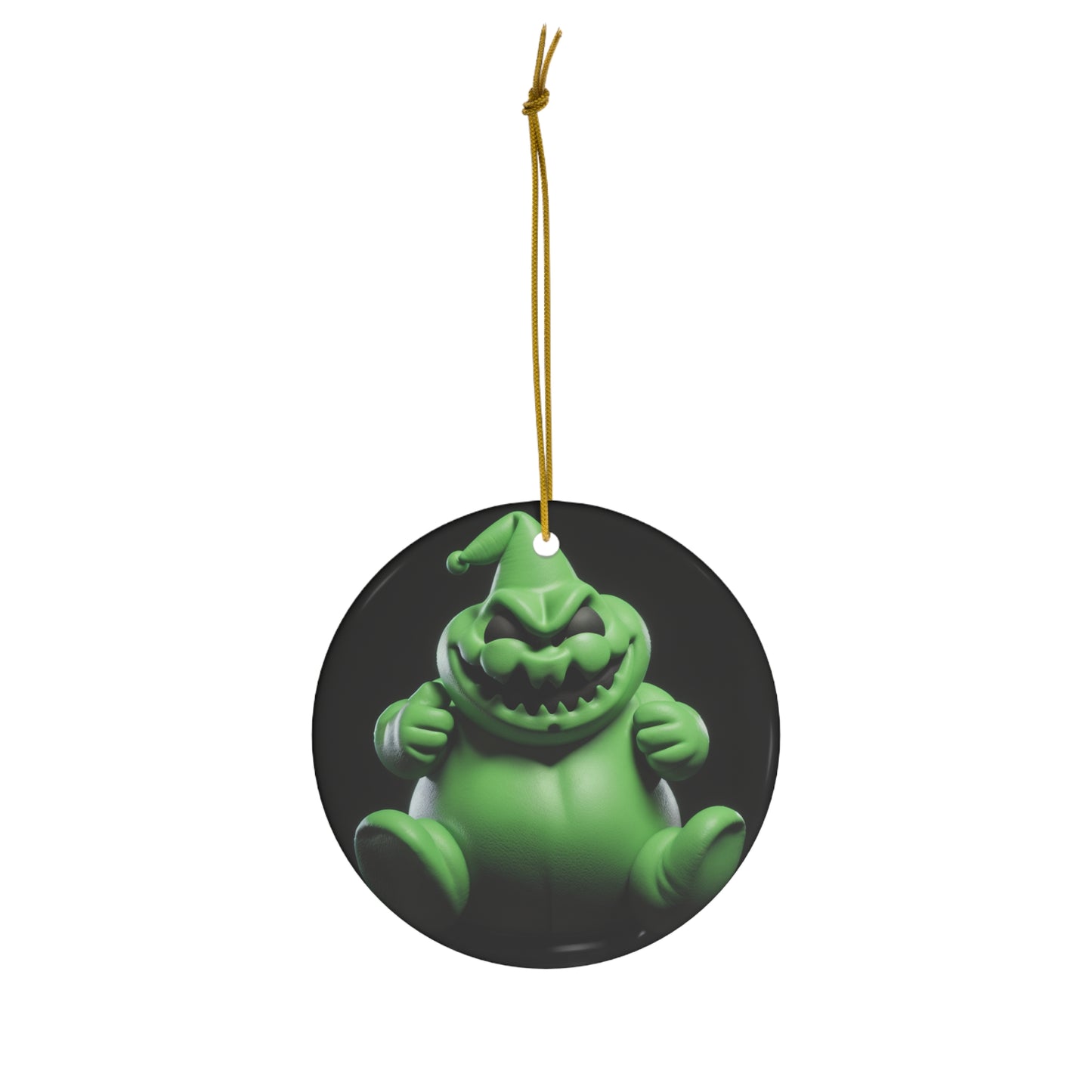 Nightmare Before Christmas Oogie Boogie Ceramic Christmas Ornament