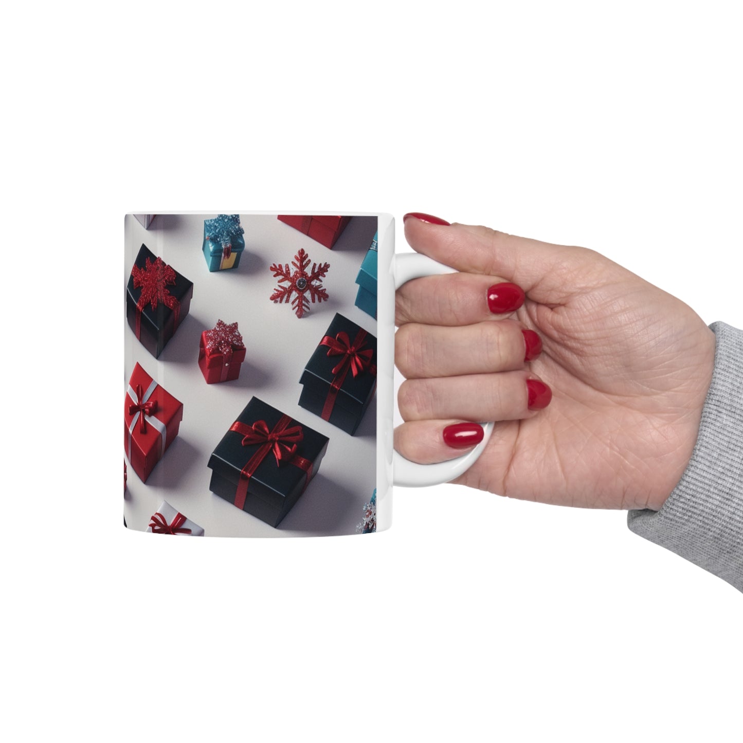 Christmas Gift Box 11oz Mug