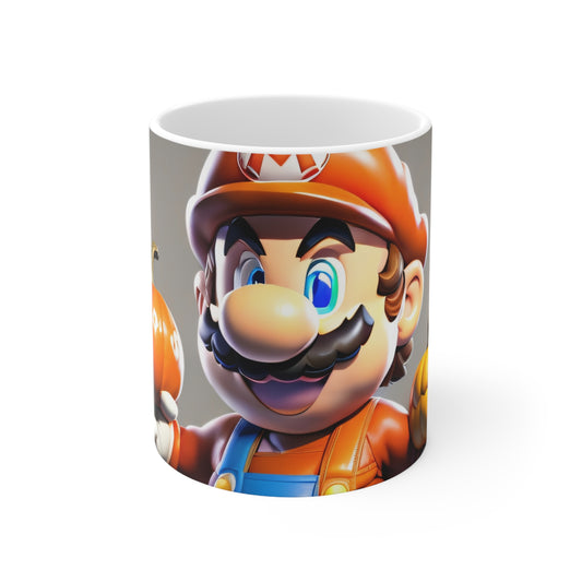 Mario Celebrating Halloween 11oz Mug