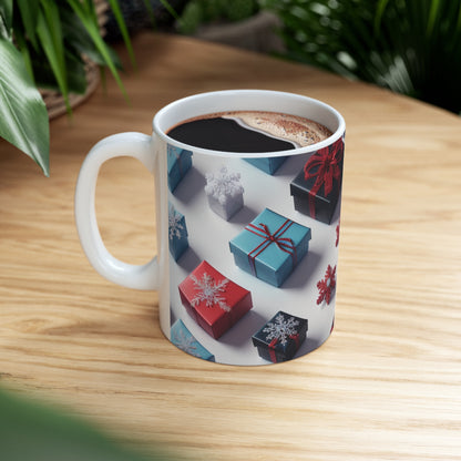 Christmas Gift Box 11oz Mug