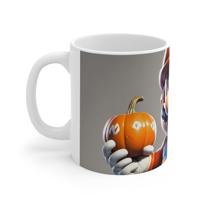 Mario Celebrating Halloween 11oz Mug