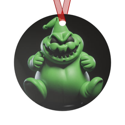 Nightmare Before Christmas Oogie Boogie Metal Christmas Ornament