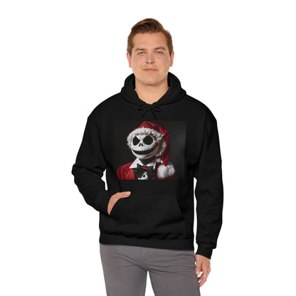 Nightmare Before Christmas Jack Skellington in Santa Hat Hoodie